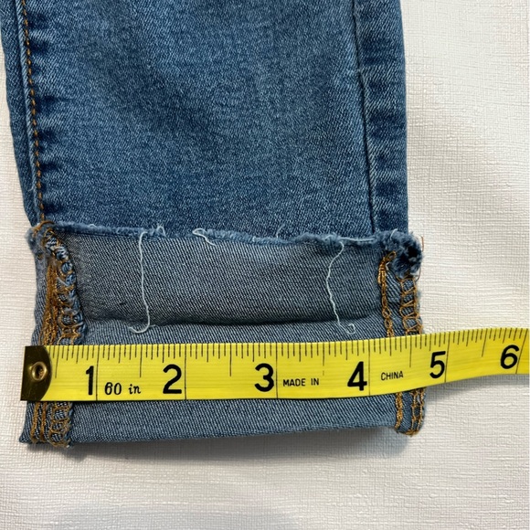 Shein High Waisted Distressed Stretchy Skinny Jeans Size XS Denim - Picture 9 of 13